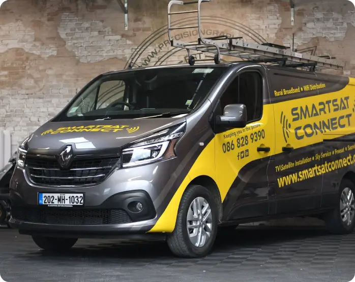 Expert satellite broadband installation in rural Ireland